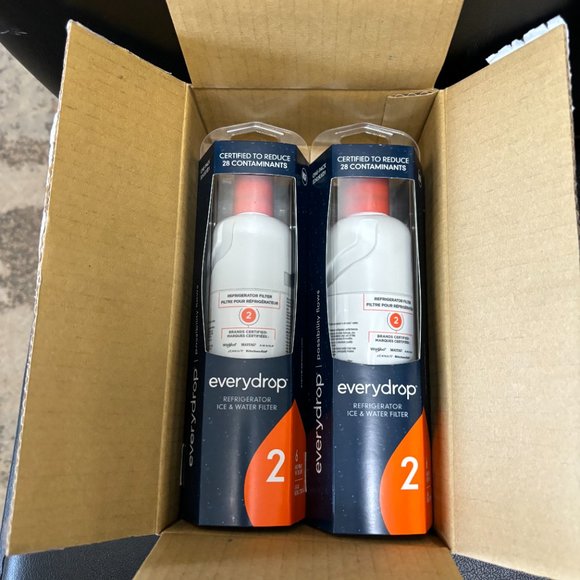 Whirlpool Refrigerator Ice Water Filter 2 - EDR2RXD1 NEW (Pack Of 2) - Picture 3 of 7